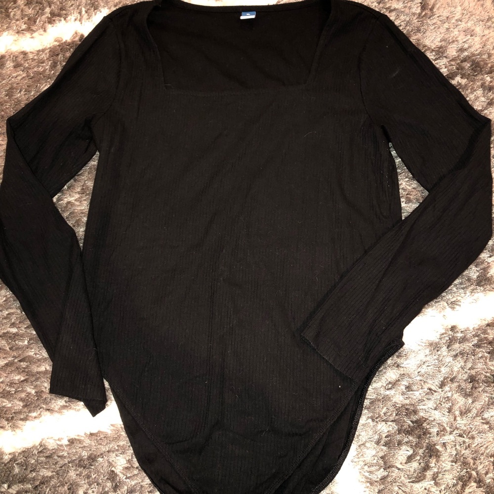 Square neckline bodysuit